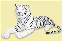 Stuffed white tiger			