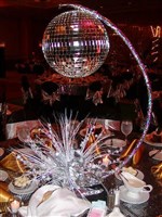 Disco Ball Table Center		